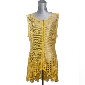 Cleo Hollow Cut Out High Low Top 3X